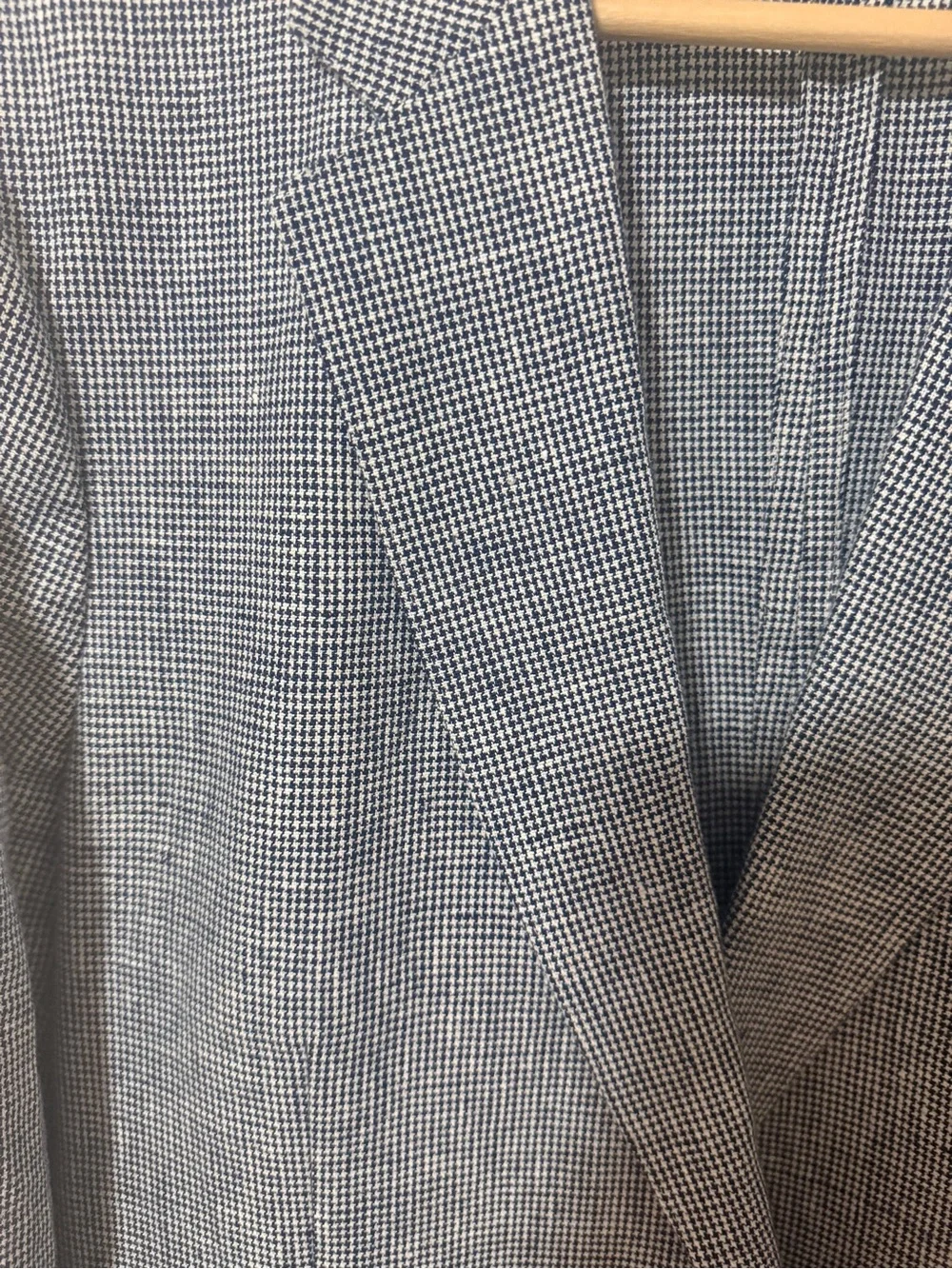 J. Crew Men's Blue Textured Linen-Blend Sport Coat